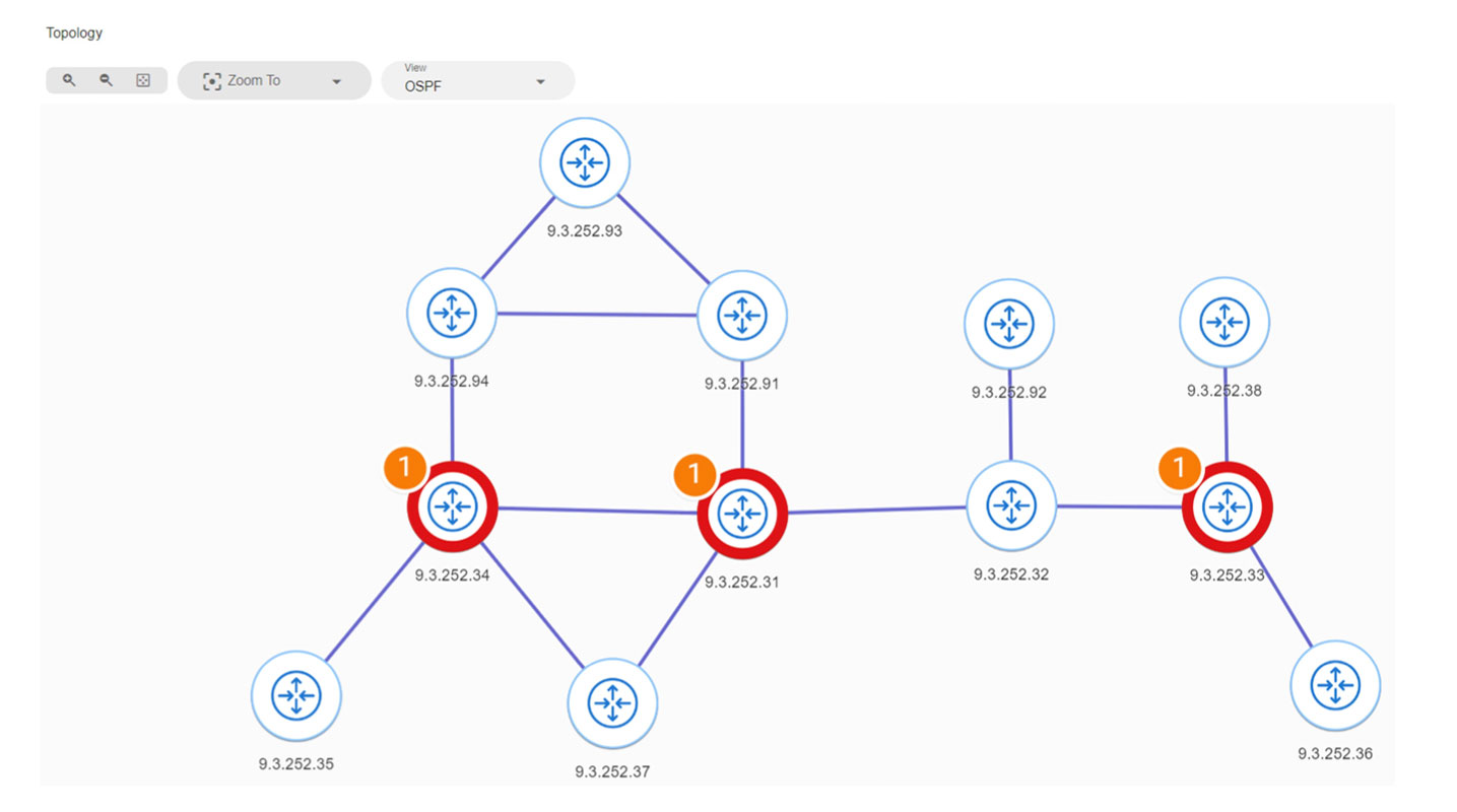 Network Topology - OSPF